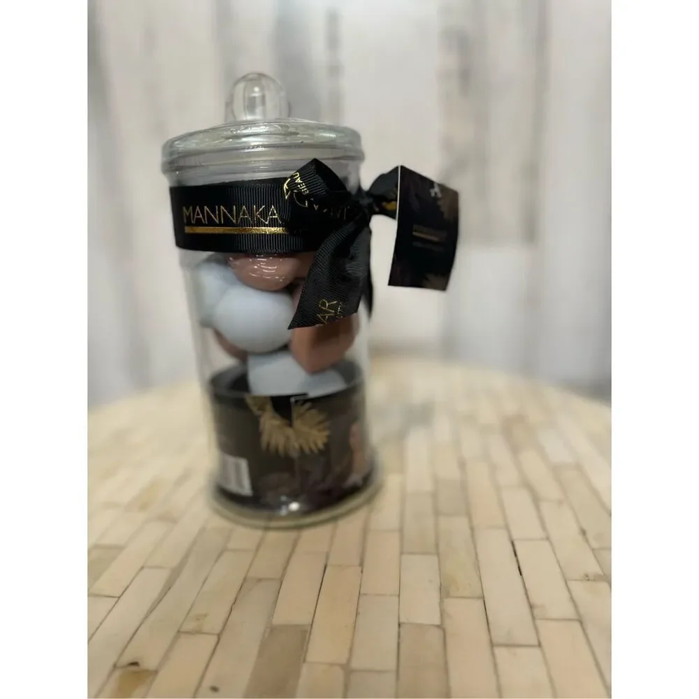 Make up sponges in jar